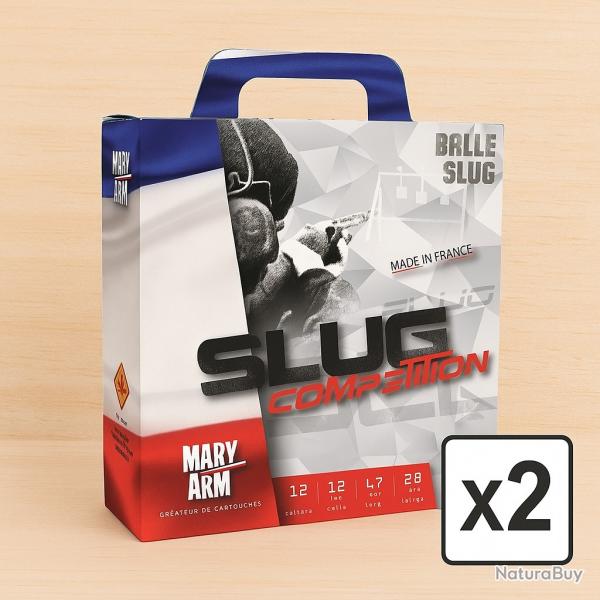 Cartouches Mary arm Slug 28g - Cal.12 - Bote de 50 - PRIX MINI
