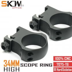 Anneaux de lunette Dul34 mm CNC High RapDuty RifleScope LIVRAISON GRATUITE !!