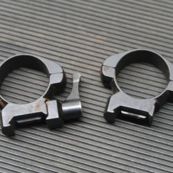 Paire de colliers en acier à complèter diametre 30 mm Ref 72/2025