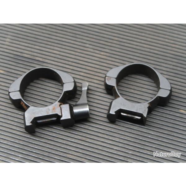 Paire de colliers en acier  complter diametre 30 mm Ref 72/2025
