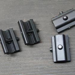 Embase de bipied ou autre pour rail pica  Ref 72/2025