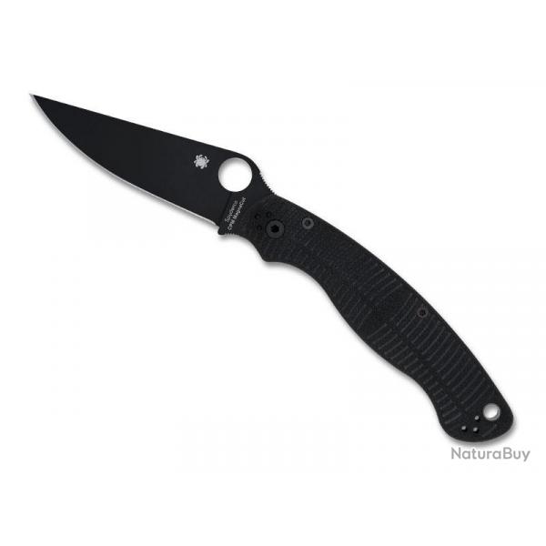 Spyderco MILITARY 2 SALT G10 black C36GMCBKP2