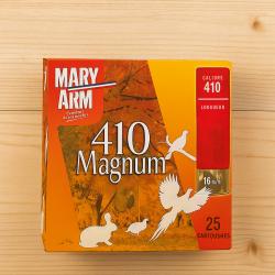 Cartouches Cal.410 Mary arm 4.9g - Balle Gualandi - Boîte de 25 - PRIX MINI