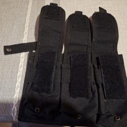 Système molle triple porte chargeur ou bombe lacrymogènes