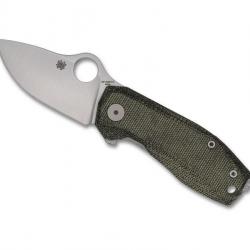 Spyderco SPYNANO titanium/micarta sprint run C268MTIP