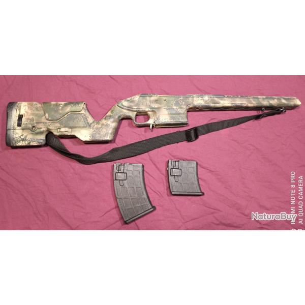 Crosse Archangel pour Mosin nagant en polymre peinte camo.