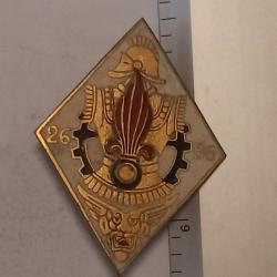 Insigne du 26ème bataillon de génie (Légion étrangère)