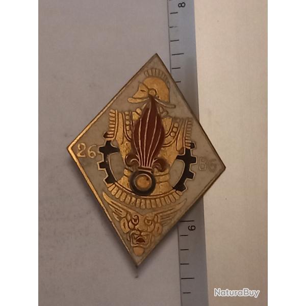 Insigne du 26me bataillon de gnie (Lgion trangre)