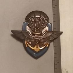 Insigne du 7ème bataillon colonial de commandos parachutistes (7ème BCCP)