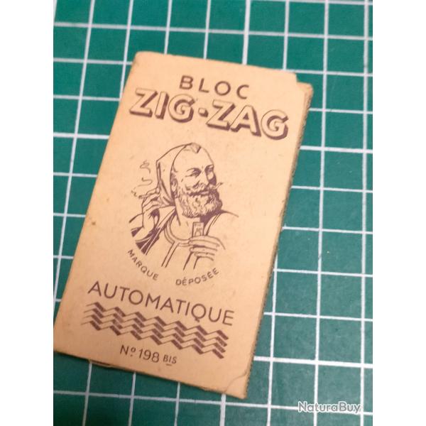 BLOC DE PAPIER A CIGARETTE ZIG ZAG