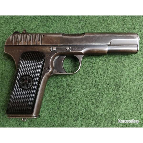 Pistolet TOKAREV TT-30 - Fabrication Russe 1935 - Calibre 7,62 x 25 Tokarev - 29867 (Occasion - Rvi