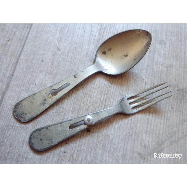 Anciens couverts Suisse de dotation - Cuillre - fourchette