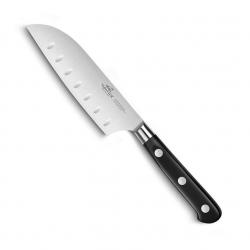 Couteau mini Santoku forgé "Idéal Rivets Inox" 13 cm [Sabatier]