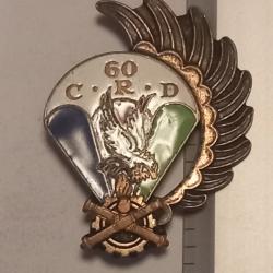 Insigne de la 60ème compagnie de réparation divisionnaire (60ème CRD)