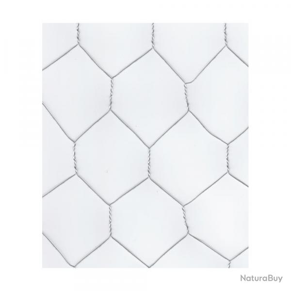 Soldes ! Grillage hexa galva Diam. 50 haut 1,5 m  25 m
