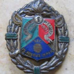 Insigne 1° Régiment Etranger cavalerie Algérie 2attaches DRAGO PARIS légion etrangère guilloché