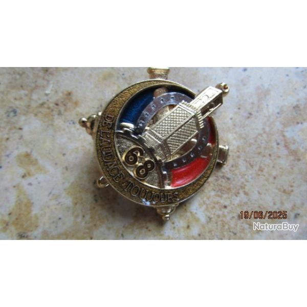 insigne 68 RA . 68 Rgiment d'Artillerie Drago
