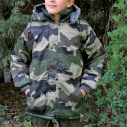 Soldes ! Parka matelassée camouflage