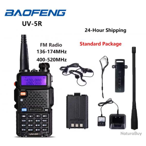 ENCHERE...Baofeng UV-5R Radio UV5R talkie-walkie
