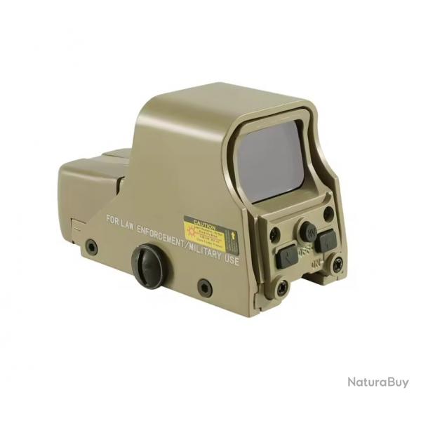 Vise holographique mod 551 TAN rouge/vert