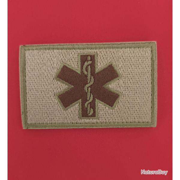 PATCH CUSSON BROD EMBLME MDECIN SAUVETEUR SYSTME SCRATCH 8/5 CM PATCH RESCUE