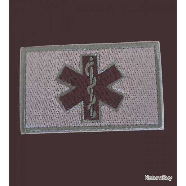 PATCH CUSSON BROD EMBLME MDECIN SAUVETEUR SYSTME SCRATCH 8/5 CM PATCH RESCUE