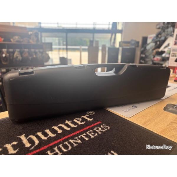 malette pour fusil ou carabine 110 cm en plastique dur noir destockage chasse enchere