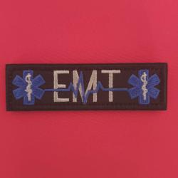 ÉCUSSON BRODÉ EMBLÈME MÉDECIN SAUVETEUR SYSTÈME SCRATCH 10/3 CM PATCH RESCUE