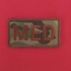 ÉCUSSON BRODÉ EMBLÈME MÉDECIN SAUVETEUR SYSTÈME SCRATCH 8/5 CM PATCH