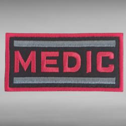 ÉCUSSON BRODÉ MÉDECIN SAUVETEUR SYSTÈME SCRATCH 8/5 CM