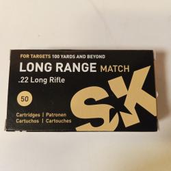 500 Munitions 22Lr S.K Long Range Match (10 boites)