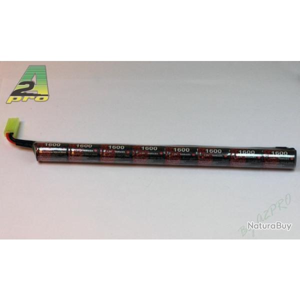 Batterie Ni-Mh bton 9.6 V - 1600 mAh | A2 pro (0501 0002) - Airsoft
