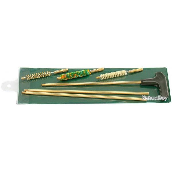 SACHET DE NETTOYAGE PLASTIQUE CARABINE STIL CRIN CAL. 8 MM BAGUETTE LAITON