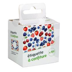 Soldes ! Étiquettes autocollantes pour confiture (Lot de 100)
