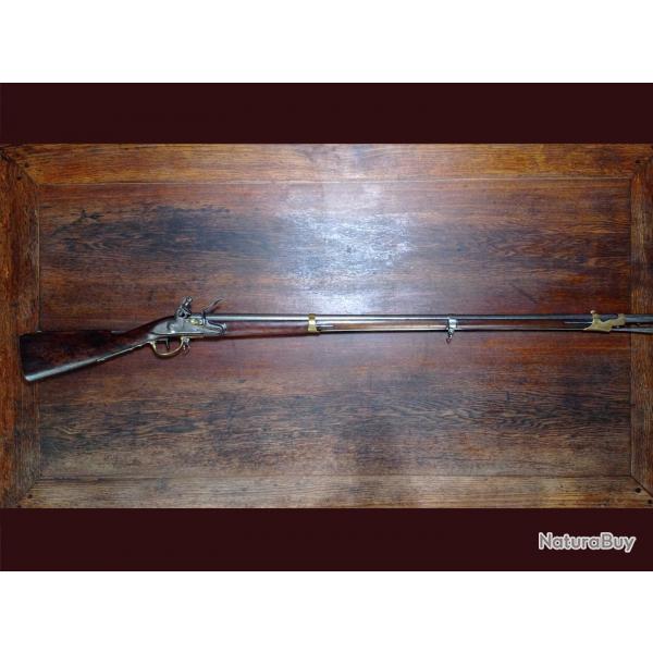 Rare Fusil  silex 1777 de marine - TULLE - cal 17.5mm - BE