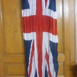 Écharpe drapeau Anglais  fond blanc  A25.1