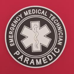 ÉCUSSON BRODÉ EMBLÈME MÉDECIN SAUVETEUR SYSTÈME SCRATCH 8 CM PATCH RESCUE