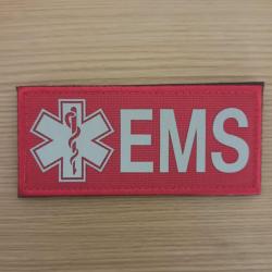 ÉCUSSON BRODÉ EMBLÈME MÉDECIN SAUVETEUR SYSTÈME SCRATCH 11/5 CM