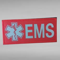 ÉCUSSON BRODÉ EMBLÈME MÉDECIN SAUVETEUR SYSTÈME SCRATCH 11/5 CM