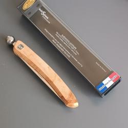 COUTEAU LE THIERS ROTOSPHERE PAR BRUNO SAUZEDDE, manche OLIVIER, NEUF.
