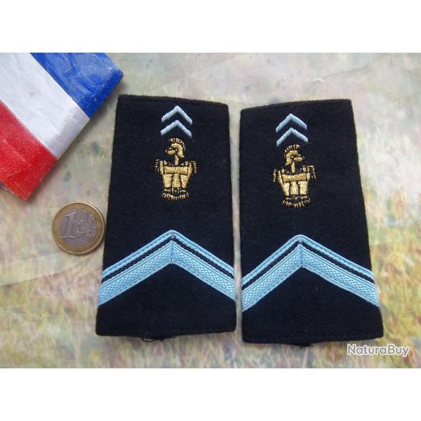 lot paulettes militaire transmission 1re classe ADL