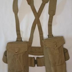 Ensemble Web 37 Anglais Ceinturon Pouchs Brelage WW2