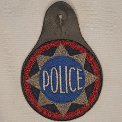 Insigne tissu POLICE model vintage
