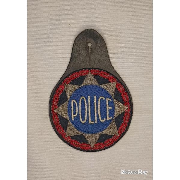 Insigne tissu POLICE model vintage