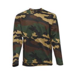 Soldes ! Tee Shirt Camo Manches Longues