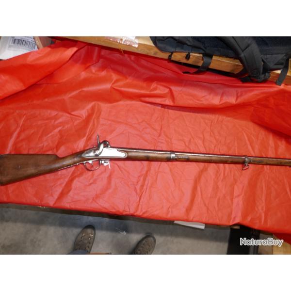 Fusil 1822 T Bis Mre Rle de TULLE Dat 1834 bois enturer  finir de coller