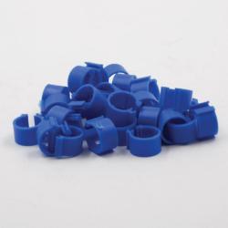 Soldes ! Bagues à clips 25 mm (50) bleu (Taille 2)