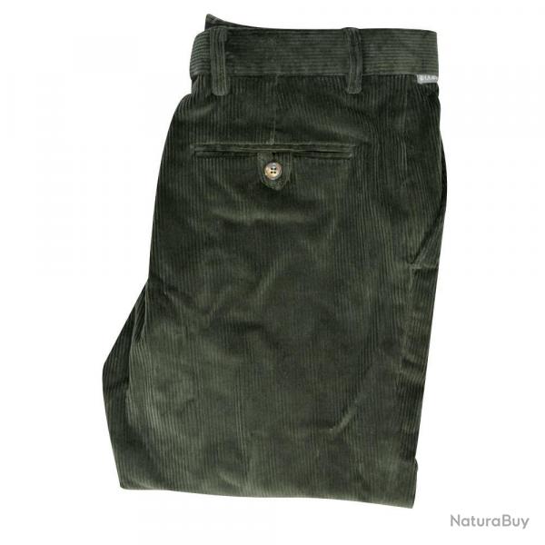 Soldes ! Pantalon velours vert CALVADOS