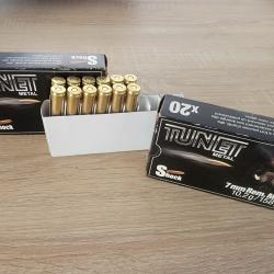 Votre saison d'approche : lot de 32 munitions en calibre 7RM (158 grains) TUNET, cause double emploi