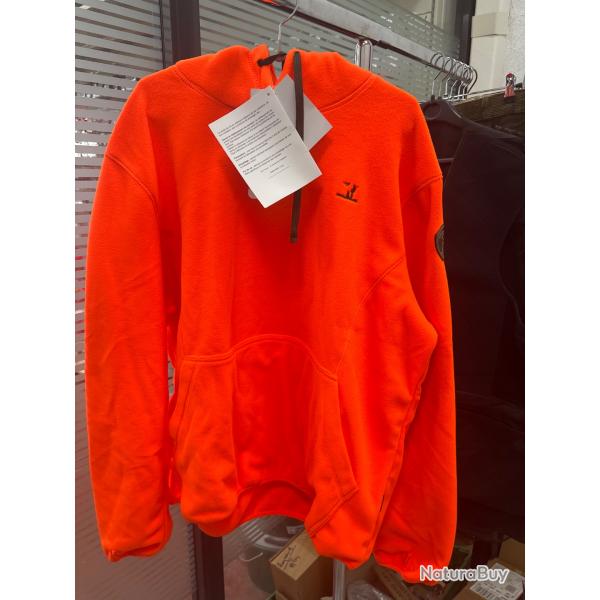 !! NEUF !! SWEAT PERCUSSION A POLAIRE CAPUCHE 3XL